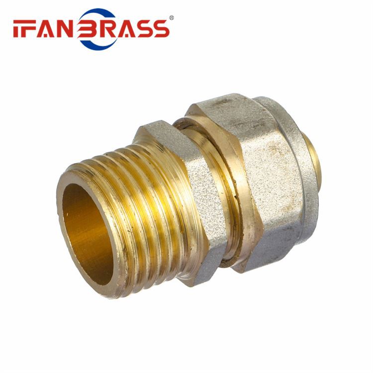Male Coupling Brass 
