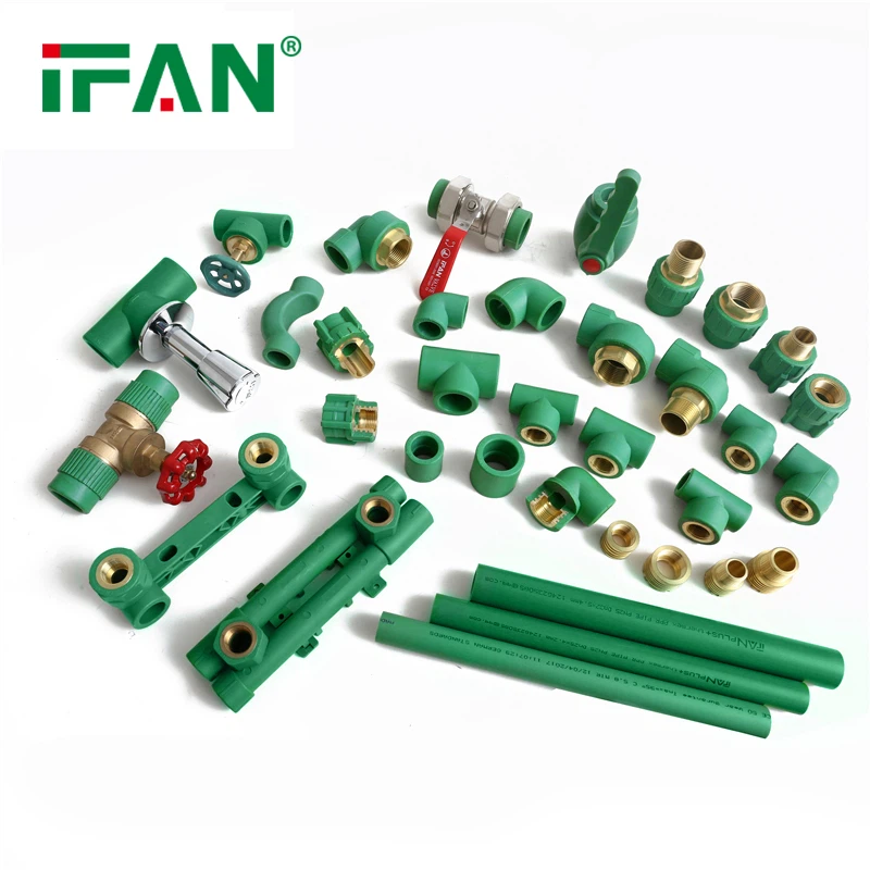 Green PPR Pipe and fittings