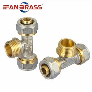 PEX Brass Tee