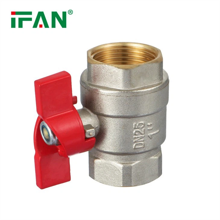 Butterfly Handle Brass Ball Valve