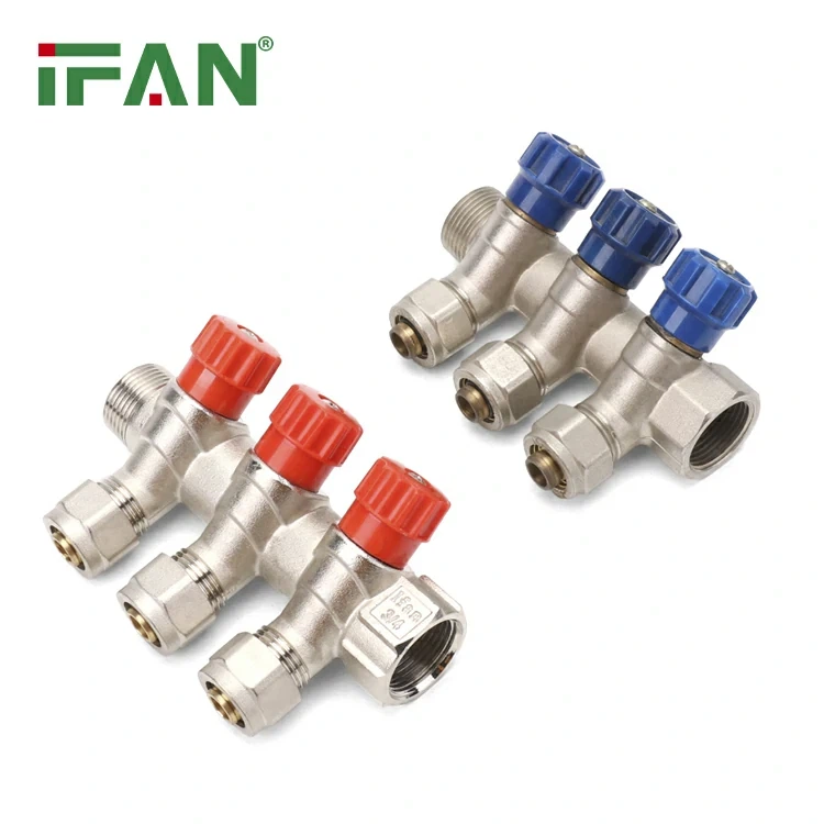 Brass Water Manifold For Floor Heating System
