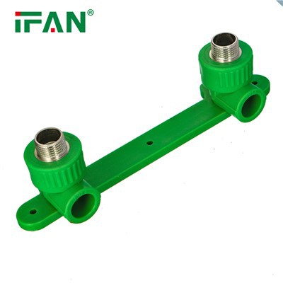 PPR Double Brass Male Elbow Fittings